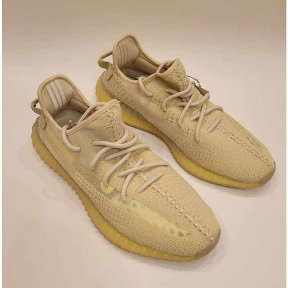 adidas Yeezy Boost 350 V2  'Flax' - Size 12 *Authenticated* - Picture 3 of 9